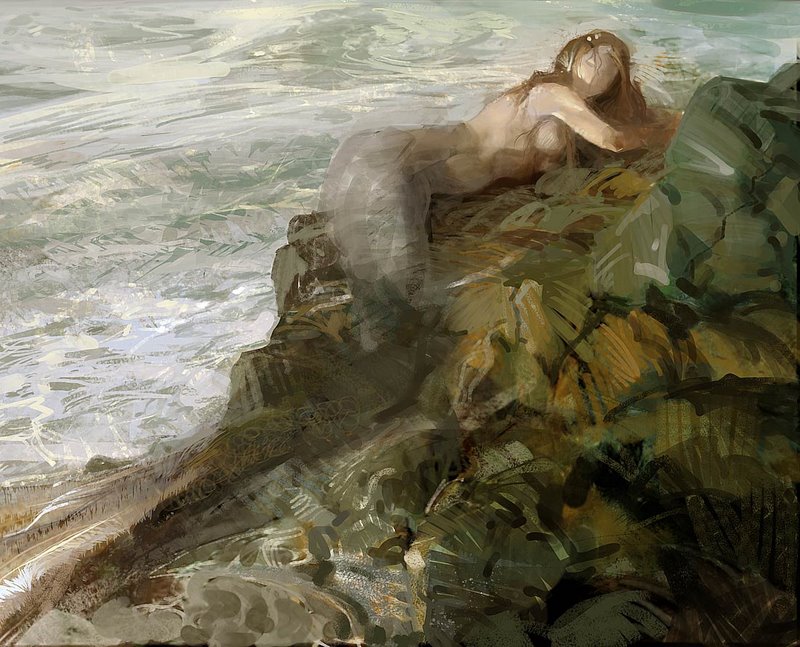 Mermaid_on_the_Rocks